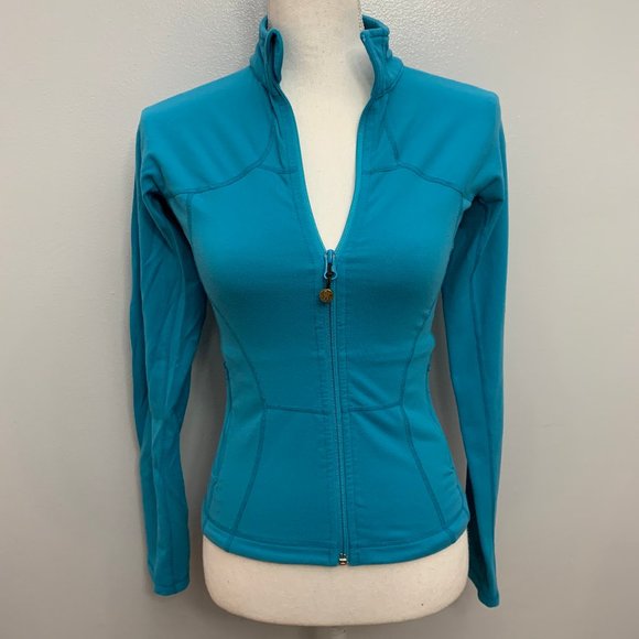 lululemon athletica Tops - lululemon athletica | Teal Blue Zip Up Jacket